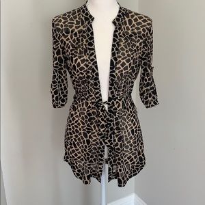 women’s leopard top